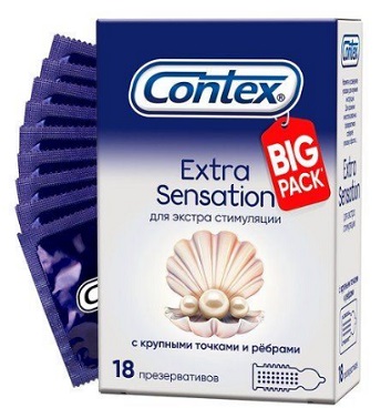 Contex (Контекс) презервативы Extra Sensation 18шт