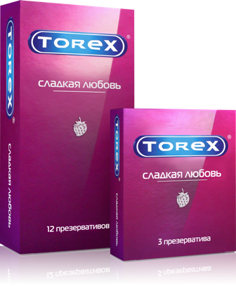 Torex (Торекс) презервативы Сладкая любовь 12шт