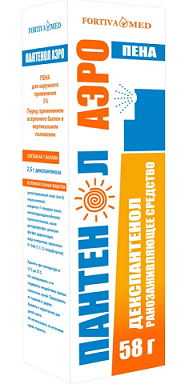 Пантенол Аэро пена для наружного применения, 58г