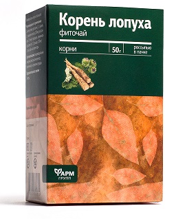 Фиточай Лопуха корень, пачка 50г БАД