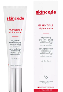 Скинкод Эссеншлс (Skincode Essentials) крем для лица защитный осветляющий SPF50+, 30мл