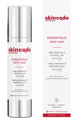 Скинкод Эссеншлс (Skincode Essentials) крем для лица Защитный и восстанавливающий дневной SPF30, 50мл