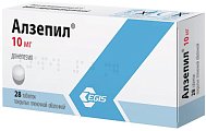 Купить алзепил, таблетки, покрытые пленочной оболочкой 10мг, 28 шт в Нижнем Новгороде