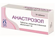 Купить анастрозол, таблетки, покрытые пленочной оболочкой 1мг, 30 шт в Нижнем Новгороде