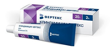 Клиндамицин-Вертекс, крем вагинальный 2%, 20г в комплекте с аппликаторами