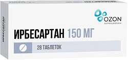 Купить ирбесартан, таблетки 150мг, 28 шт в Нижнем Новгороде