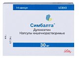 Купить симбалта, капсулы кишечнорастворимые 30мг, 14 шт в Нижнем Новгороде