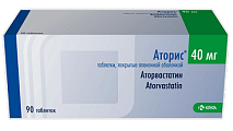 Купить аторис, таблетки, покрытые пленочной оболочкой 40мг, 90 шт в Нижнем Новгороде