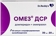 Купить омез дср, капсулы с модифицированным высвобождением 30мг+20мг, 30 шт в Нижнем Новгороде