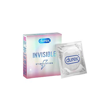 Durex (Дюрекс) презервативы Invisible Stimulation 3 шт