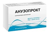 Купить анузопрокт, суппозитории ректальные, 10шт в Нижнем Новгороде