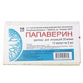 Купить папаверин, раствор для внутривенного и внутримышечного введения 20мг/мл, ампулы 2мл, 10 шт в Нижнем Новгороде