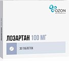 Купить лозартан, таблетки, покрытые пленочной оболочкой 100мг, 30 шт в Нижнем Новгороде