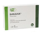 Купить бикана, таблетки, покрытые пленочной оболочкой 150мг, 28 шт в Нижнем Новгороде