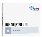 Купить винпоцетин, таблетки 5мг, 50 шт в Нижнем Новгороде