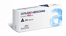 Купить соталол-авексима, таблетки 160мг, 20 шт в Нижнем Новгороде