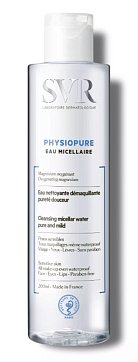 SVR Physiopure (СВР) Физиопюр мицеллярная вода 200мл