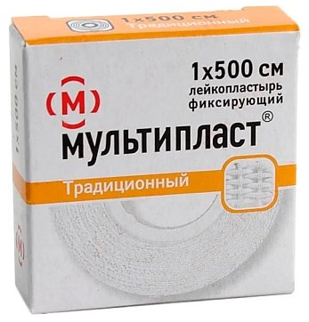 Мультипласт пластырь катушка 1смх5м, 1 шт