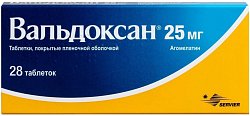 Купить вальдоксан, таблетки, покрытые пленочной оболочкой 25 мг, 28 шт в Нижнем Новгороде