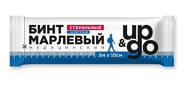 Бинт стерильный UP&GO 5м х10см