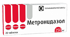 Купить метронидазол, таблетки 250мг, 20 шт в Нижнем Новгороде