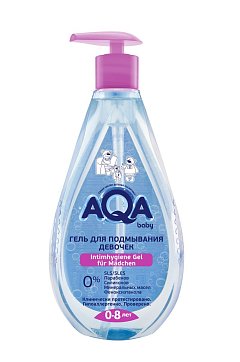 AQA baby (Аква беби) гель для подмывания девочек, 400мл