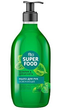 Фитокосметик Fito Superfood мыло для рук жидкое Освежающее, 520мл