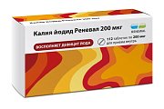 Купить калия йодид реневал, таблетки 200мкг, 112 шт в Нижнем Новгороде