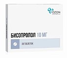 Купить бисопролол, таблетки, покрытые пленочной оболочкой 10мг, 30 шт в Нижнем Новгороде