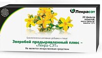 Купить зверобой продырявленный плюс лекра-сэт, фильтр-пакеты 1,5г 20шт бад в Нижнем Новгороде